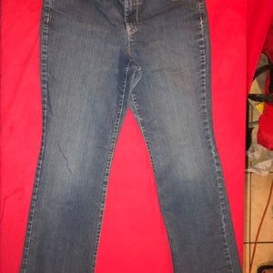 Style & Co Stone Wash Jeans Straight Leg